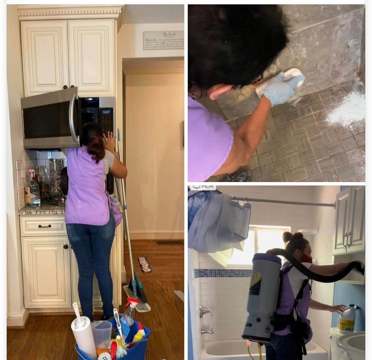 purple maid cleaning services